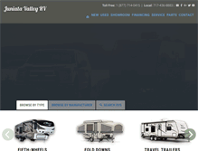 Tablet Screenshot of juniatavalleyrv.com